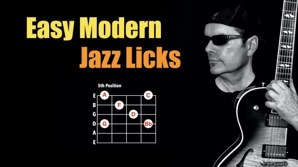 easy modern jazz licks - Bild